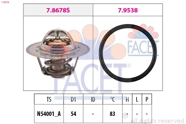 Termostat 78678 Facet