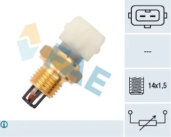 Hava karışımı sıcaklık sensörü 33170 FAE