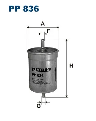 Yakıt filtresi PP836 Filtron