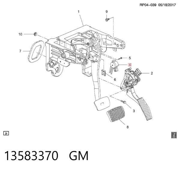 Fren müşürü Opel Astra K