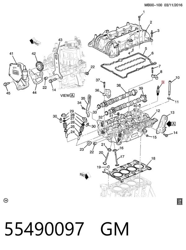 Buji 55490097 General Motors