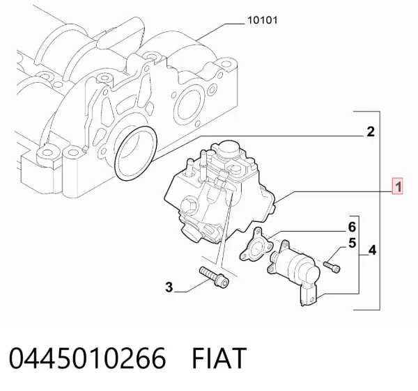 Mazot pompası Fiat Fiorino 225