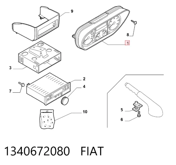 Gösterge paneli Fiat Ducato III