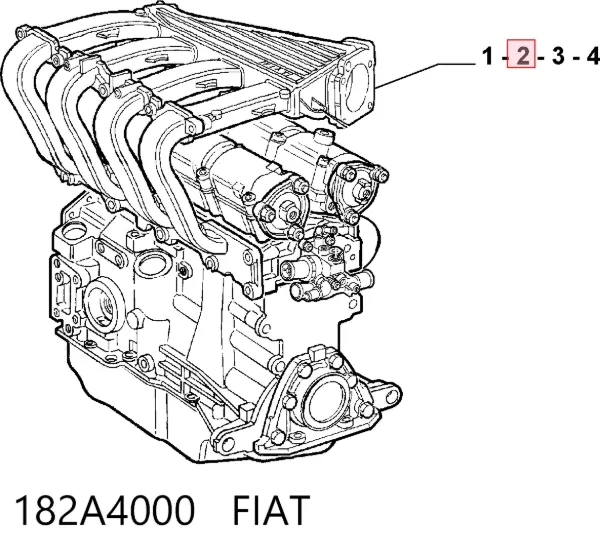 Motor Fiat Marea 185