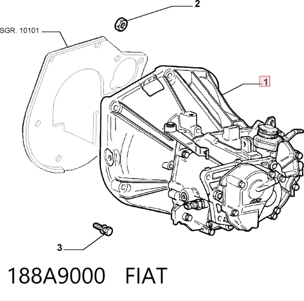 Motor Fiat Albea 172