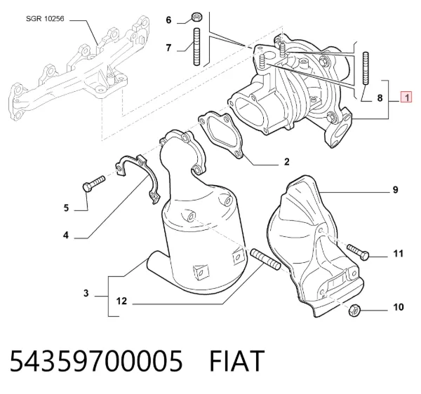 Turbo 54359700005 Fiat/Alfa/Lancia