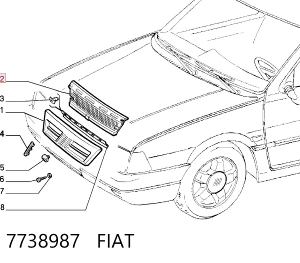 Panjur Fiat Tempra 159