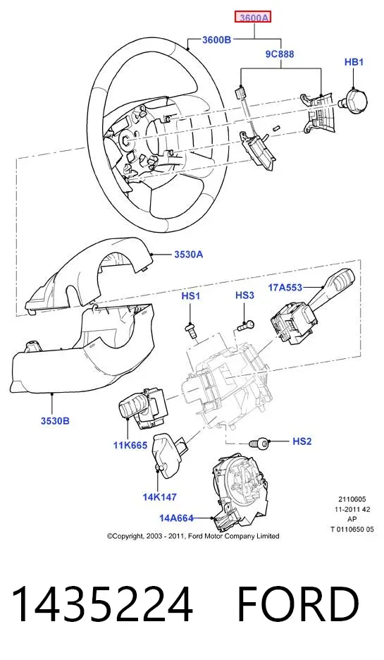 Direksiyon Ford Focus II