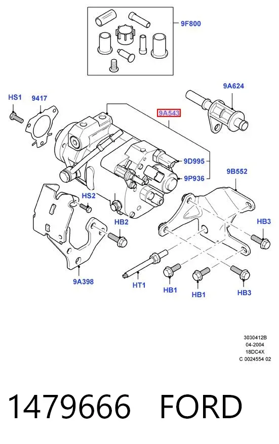 Mazot pompası Ford Focus I