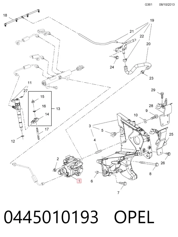 Mazot pompası Opel Insignia A