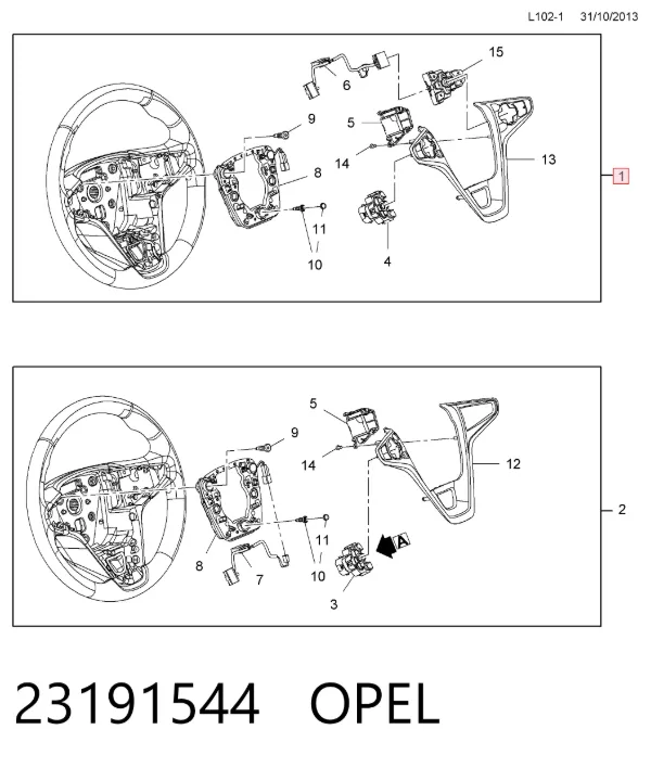 Direksiyon Opel Insignia A