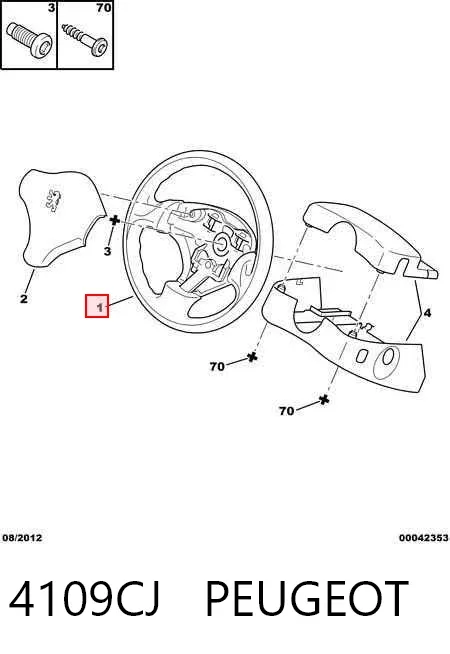 Direksiyon Peugeot 206 2A/C