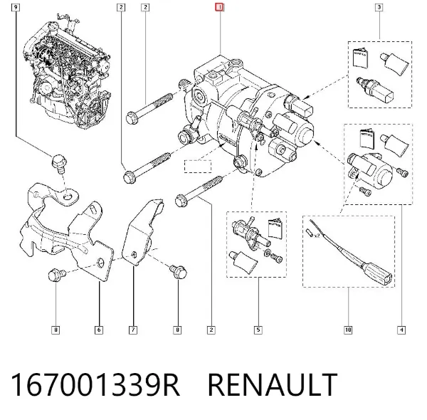 Mazot pompası Renault Clio V