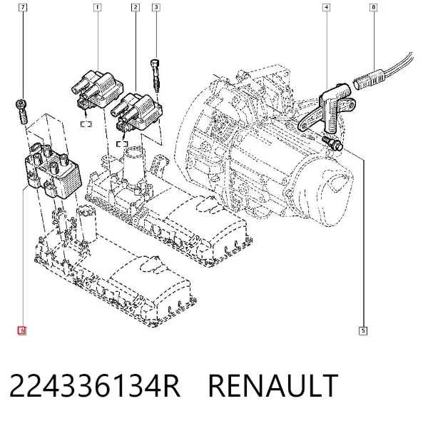 Bobin 224336134R Renault (RVI)