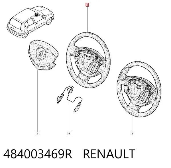 Direksiyon Renault Clio II