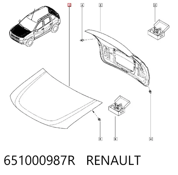 Kaput 651000987R Renault (RVI)