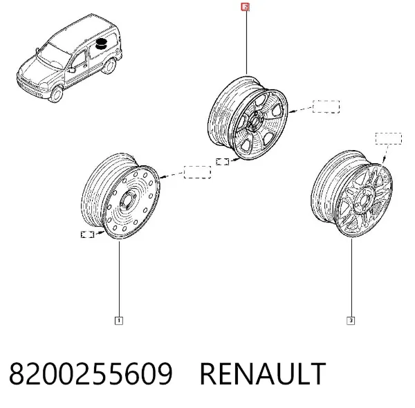 Jant Renault Kangoo I