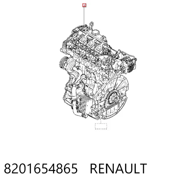 Motor 8201654865 Renault (RVI)