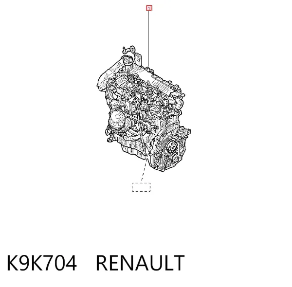 Motor K9K704 Renault (RVI)