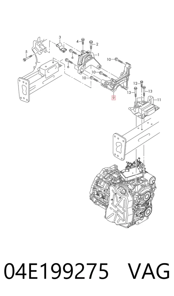 Ön motor takozu Volkswagen Jetta VI