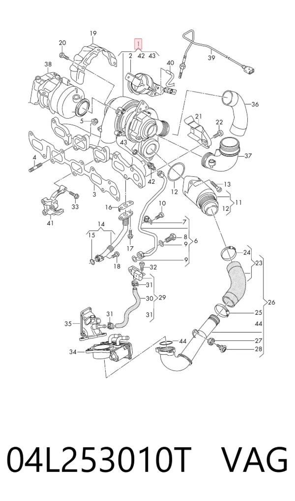 Turbo 04L253010T VAG