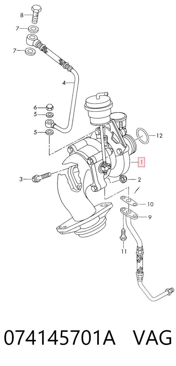 Turbo 074145701A VAG
