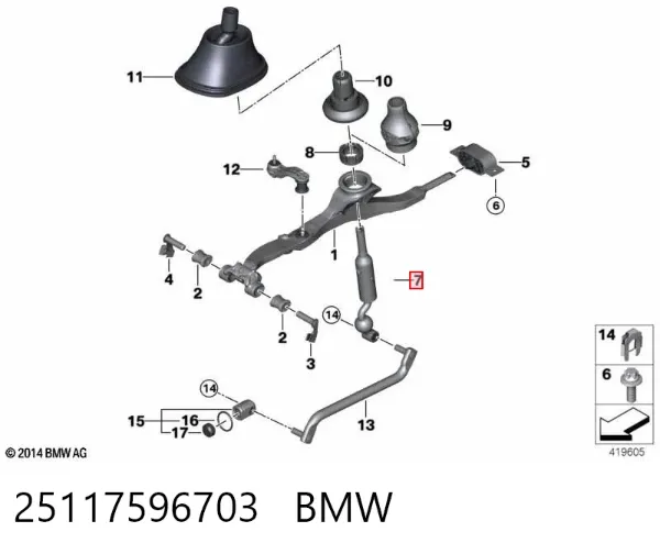 Vites topuzu BMW 3 F30, F80
