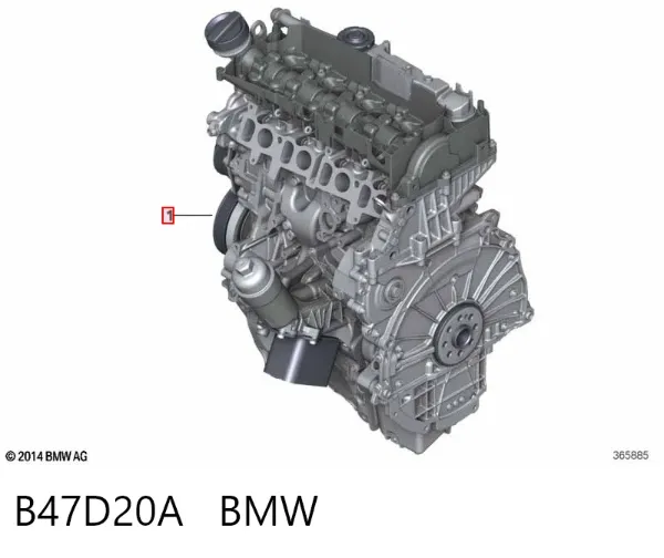 Motor B47D20A BMW