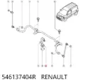 Ön denge çubuğu lastiği Renault Kangoo KC0, KC1